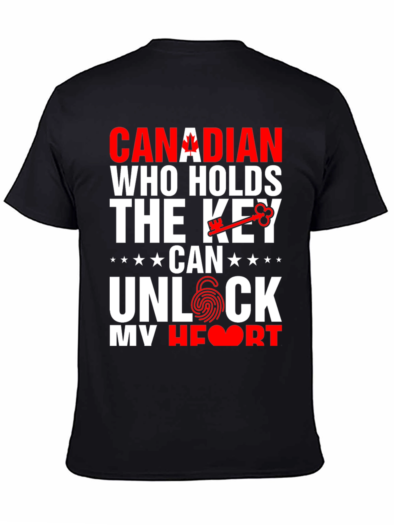 Canadian Heart Unlock T-Shirt