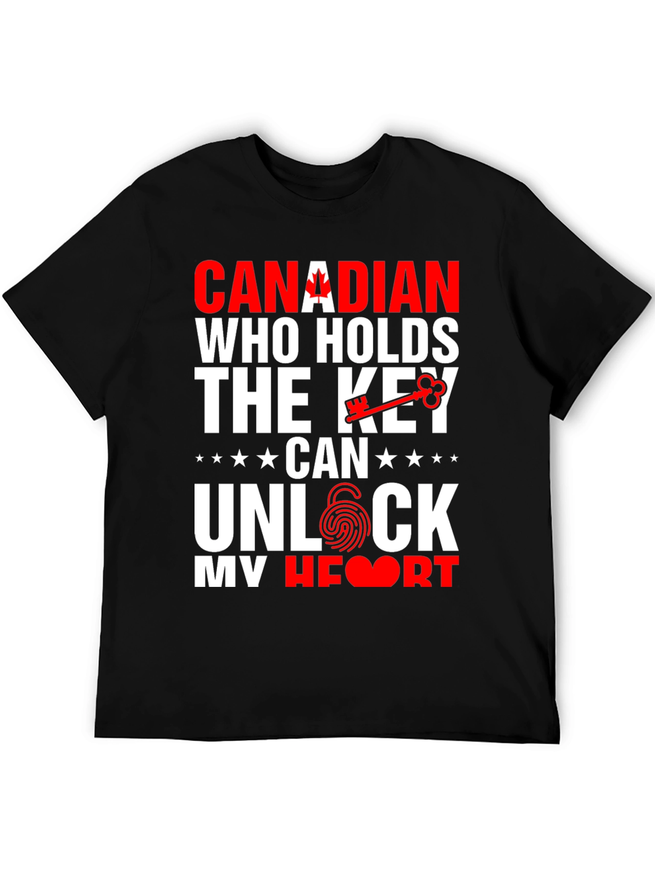 Canadian Heart Unlock T-Shirt