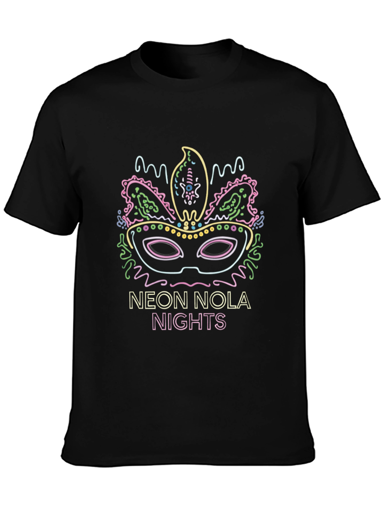 Neon NOLA Nights Graphic Tee