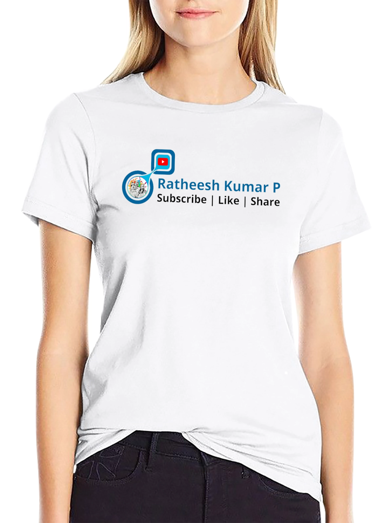 Ratheesh Kumar P Black T-Shirt