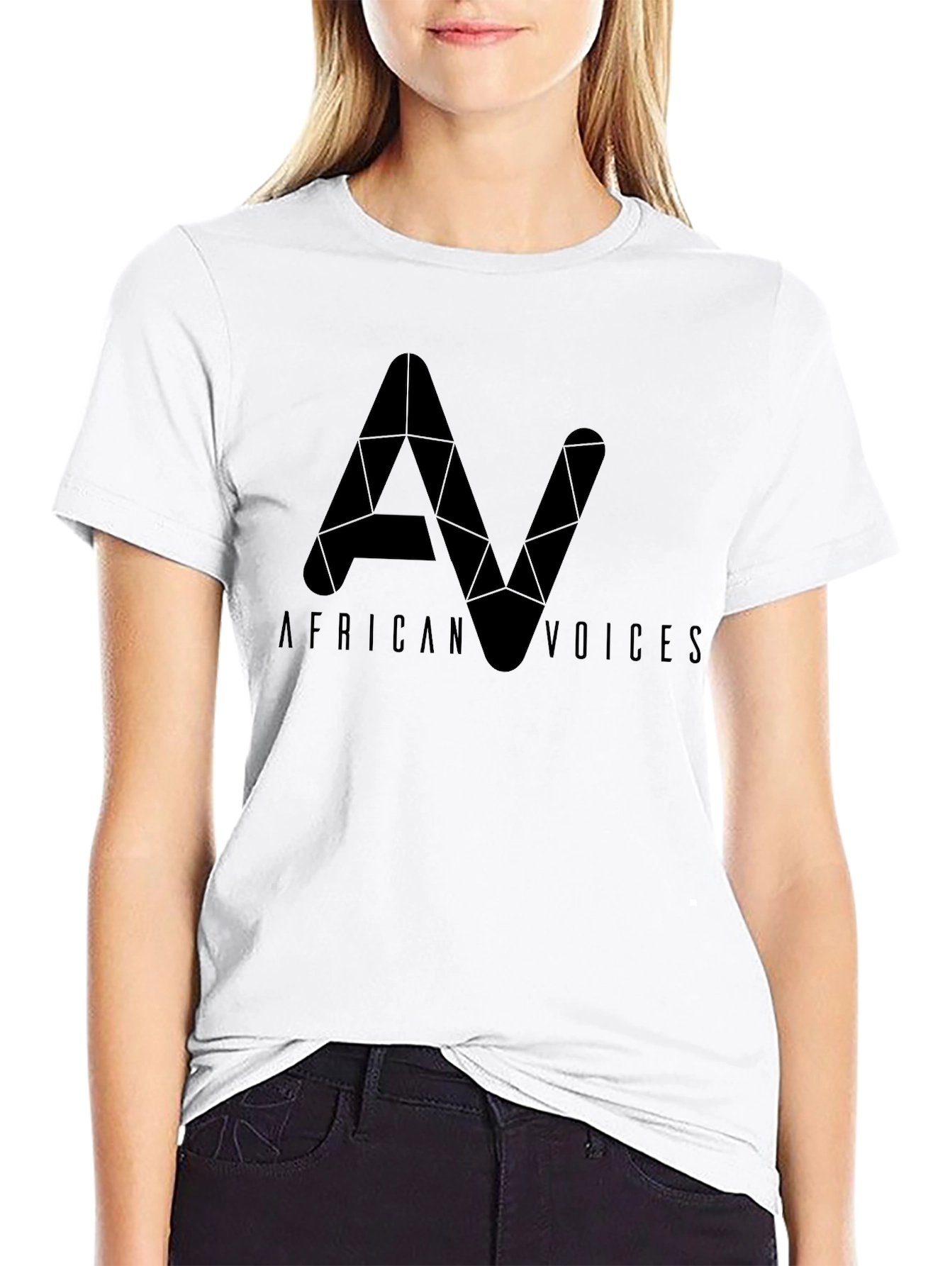 African Voices Black Graphic Tee