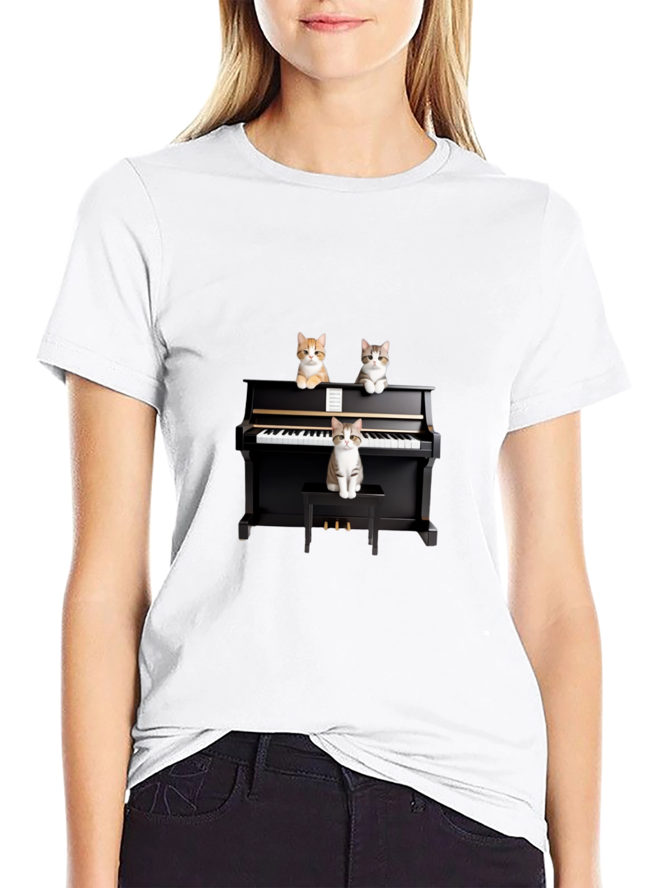 Cat Piano Concert T-Shirt