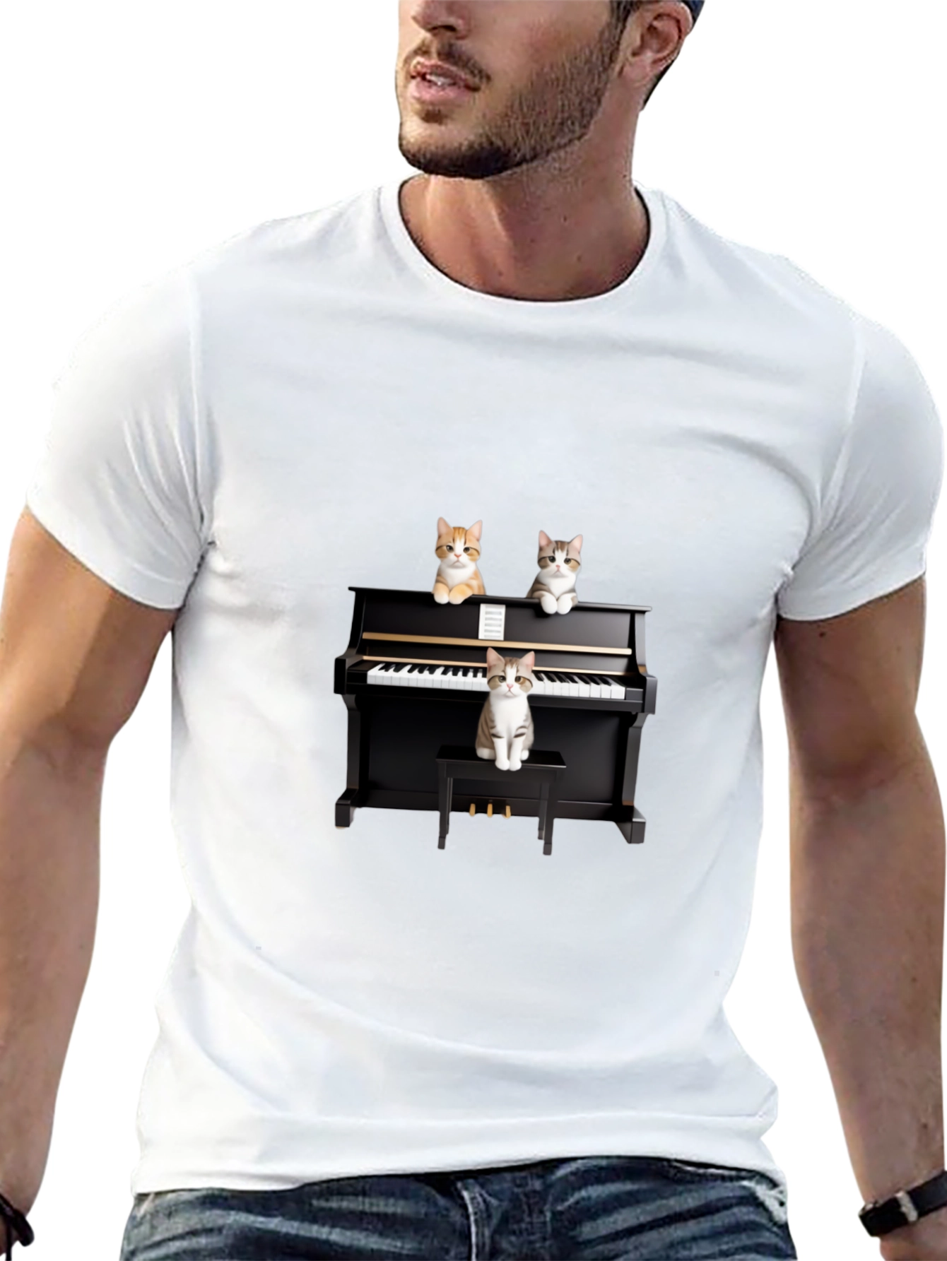 Cat Piano Concert T-Shirt