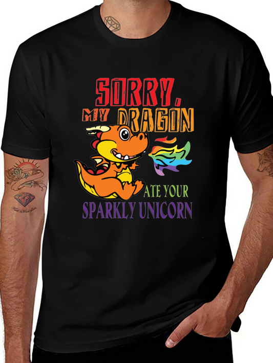 Sorry Dragon Ate Your Unicorn T-Shirt