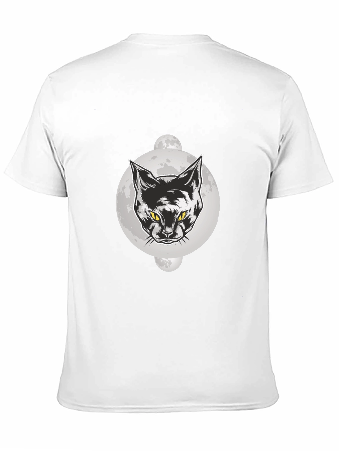Black Cat Moon Graphic T-Shirt