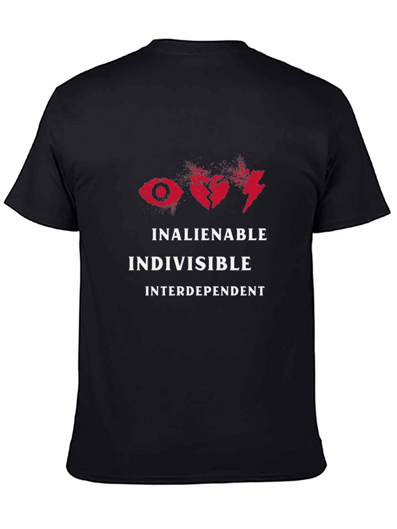 Inalienable Indivisible Interdependent Graphic Tee