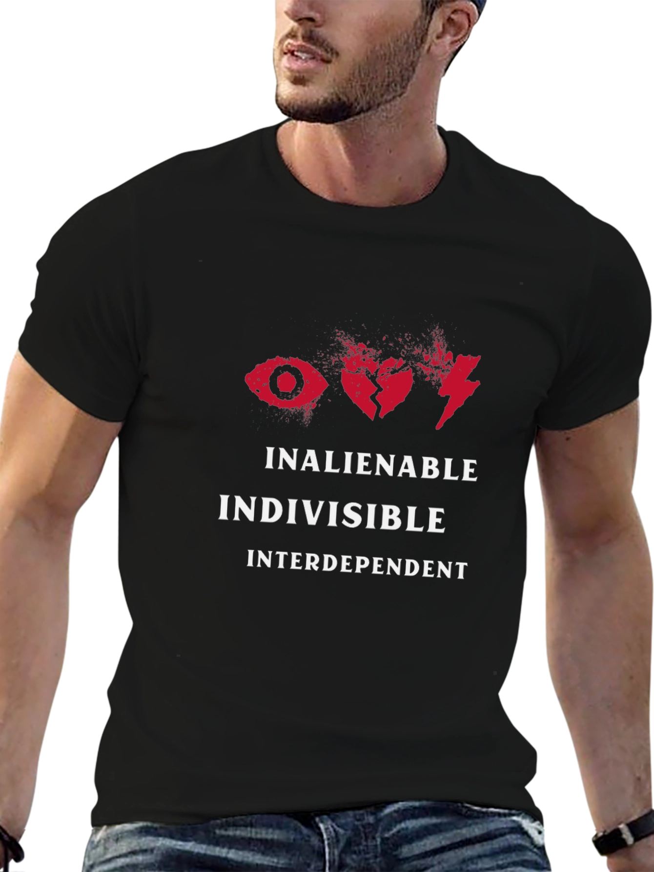 Inalienable Indivisible Interdependent Graphic Tee