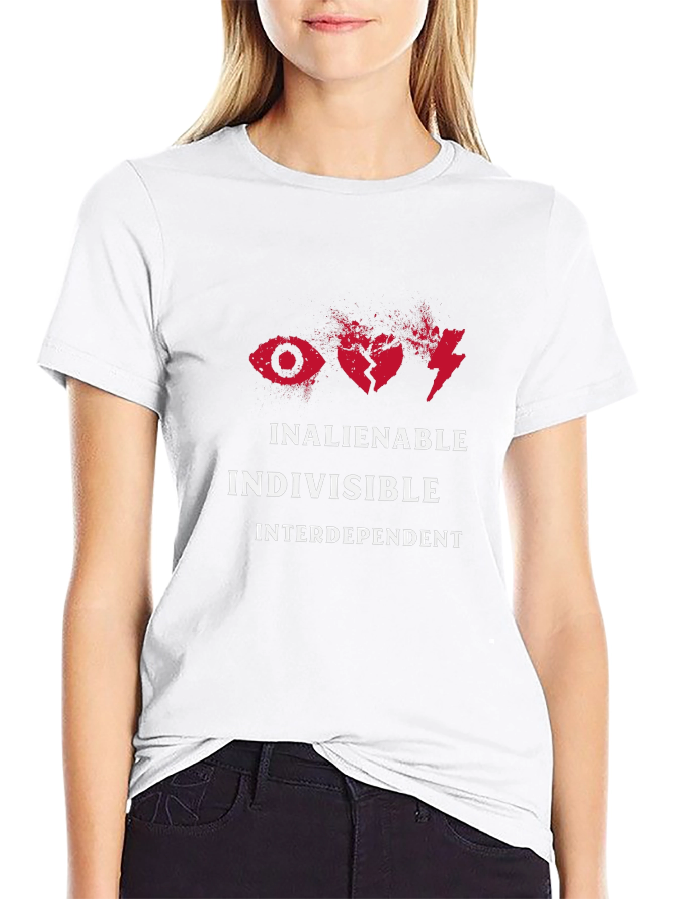 Inalienable Indivisible Interdependent Graphic Tee