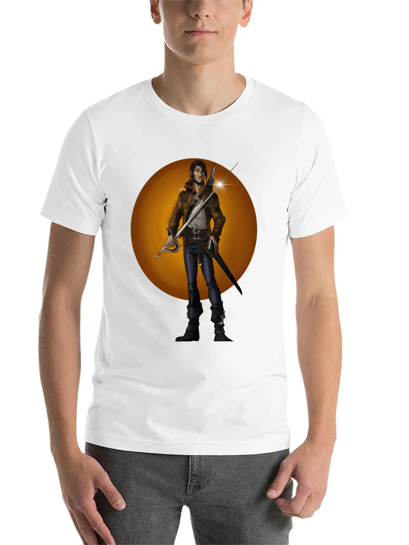 Echo Super Quest Saga Unisex Casual T-Shirt – Clean Design For Daily Comfort