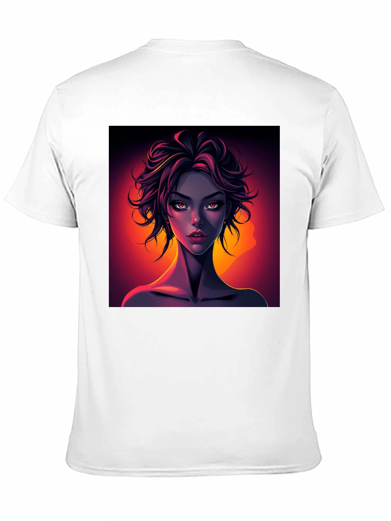 Graphic Tee - Woman Portrait Print