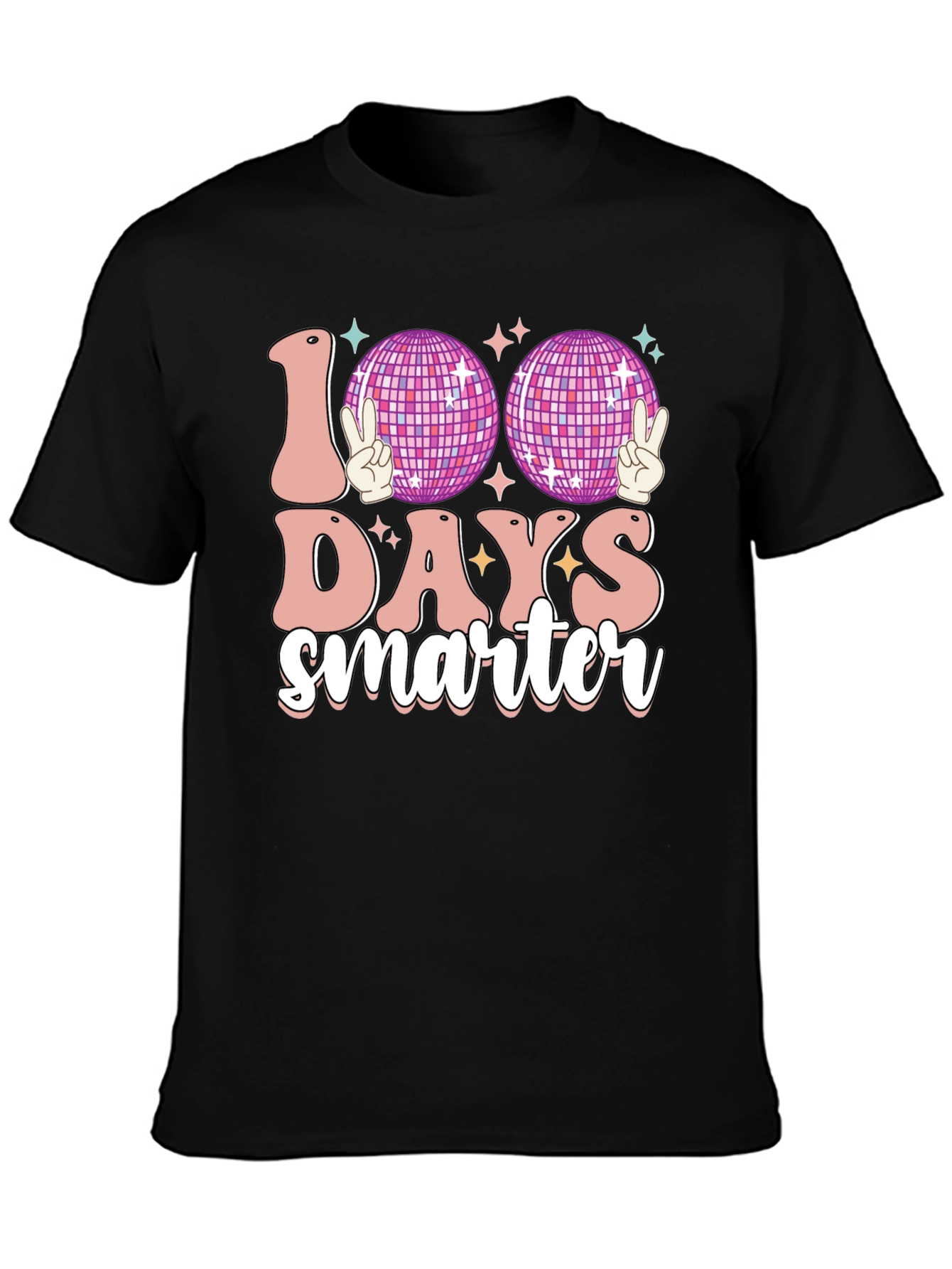 100 Days Smarter Disco Ball T-Shirt