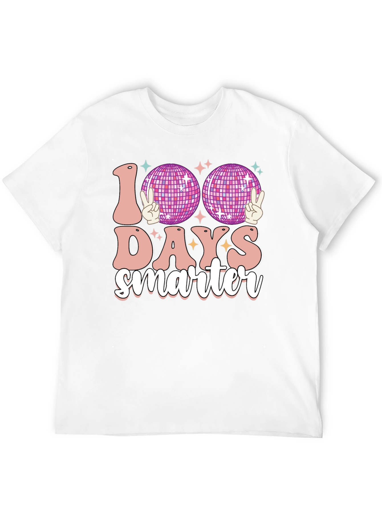100 Days Smarter Disco Ball T-Shirt