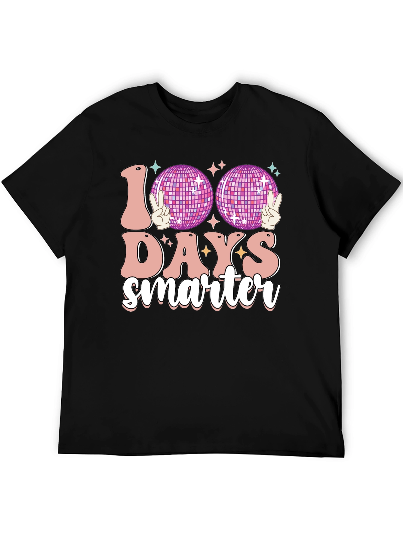 100 Days Smarter Disco Ball T-Shirt