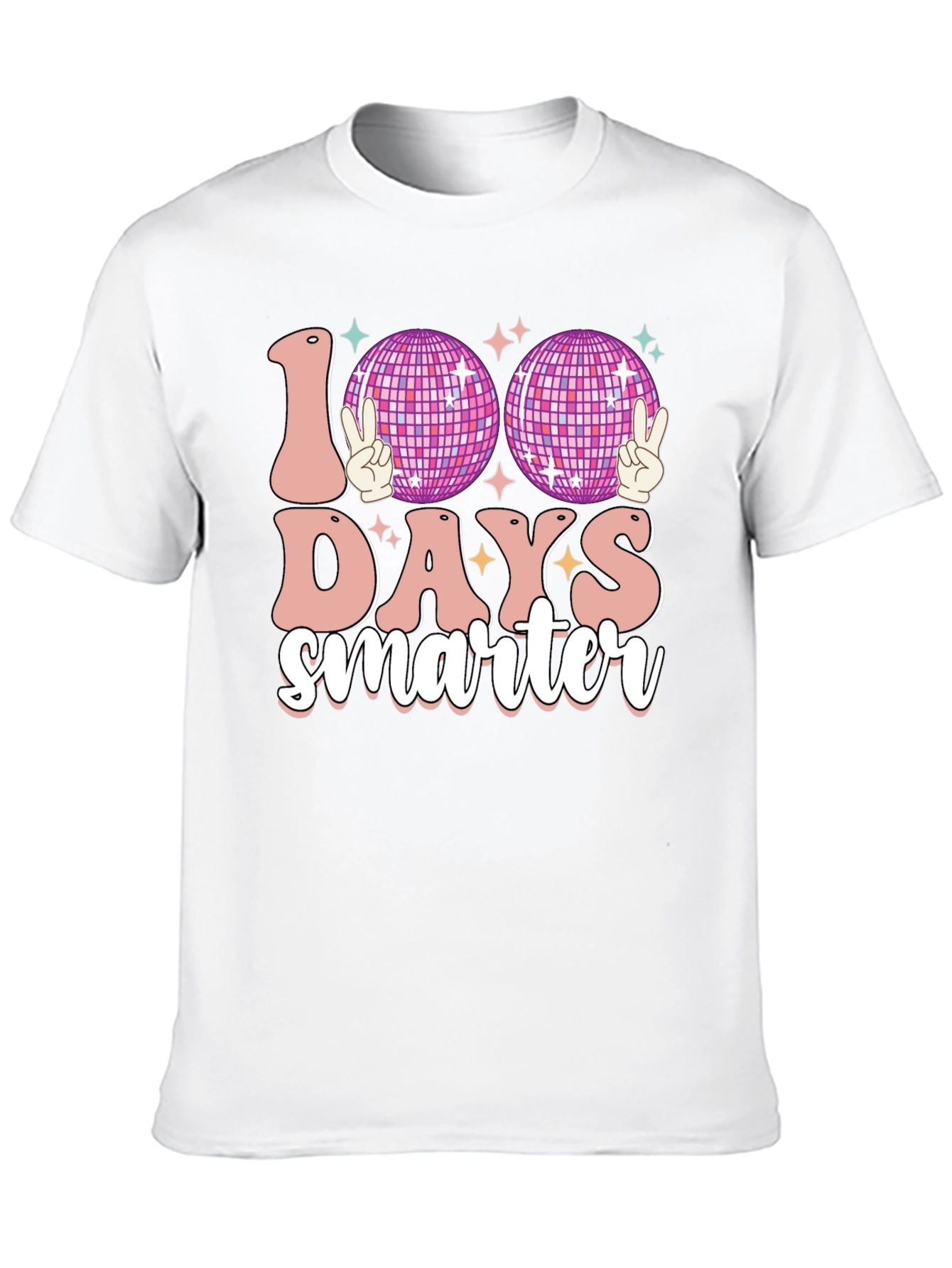 100 Days Smarter Disco Ball T-Shirt
