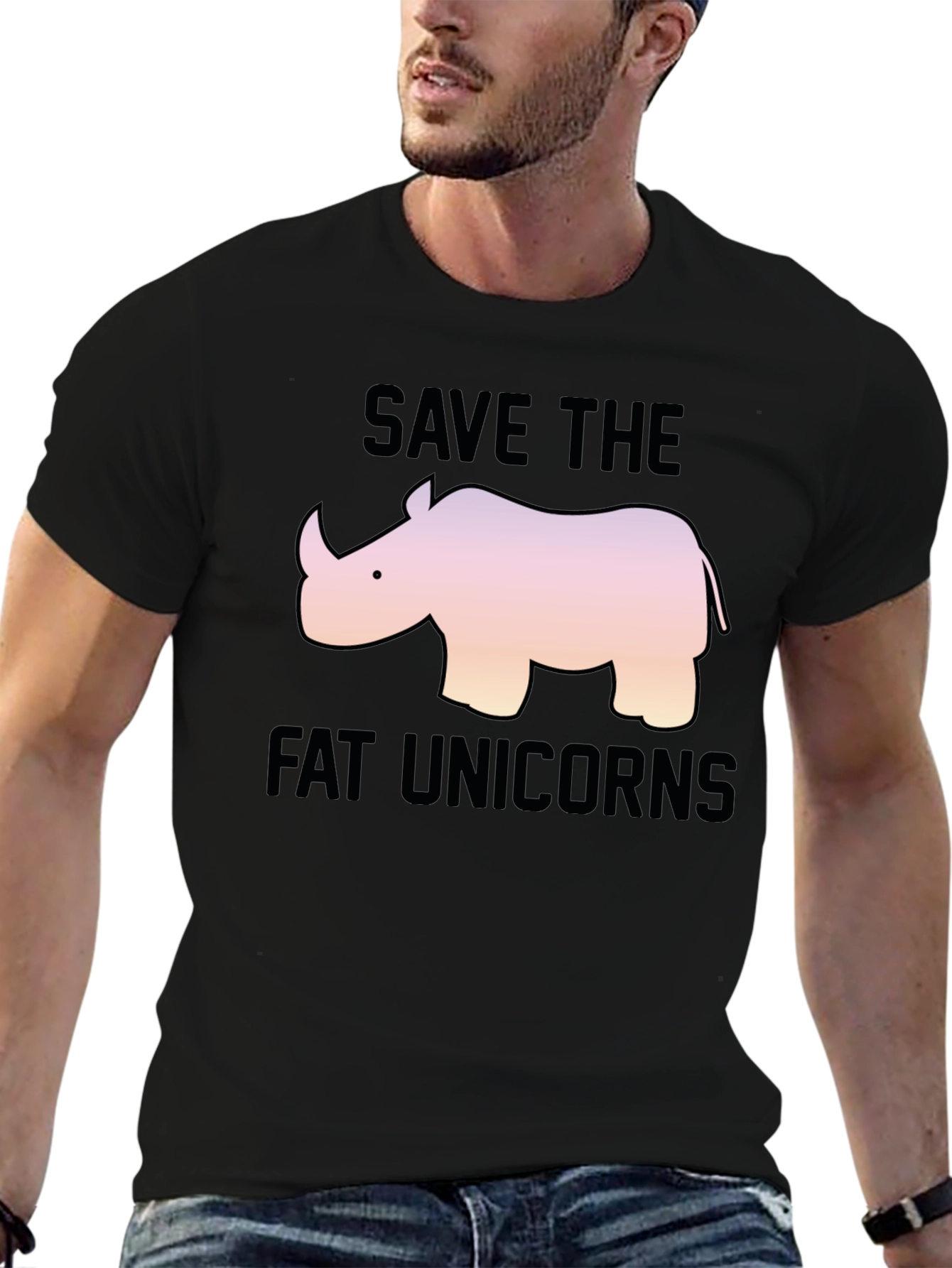 Save the Fat Unicorns Graphic Tee