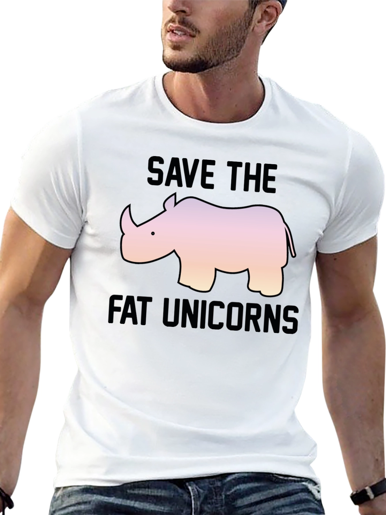 Save the Fat Unicorns Graphic Tee