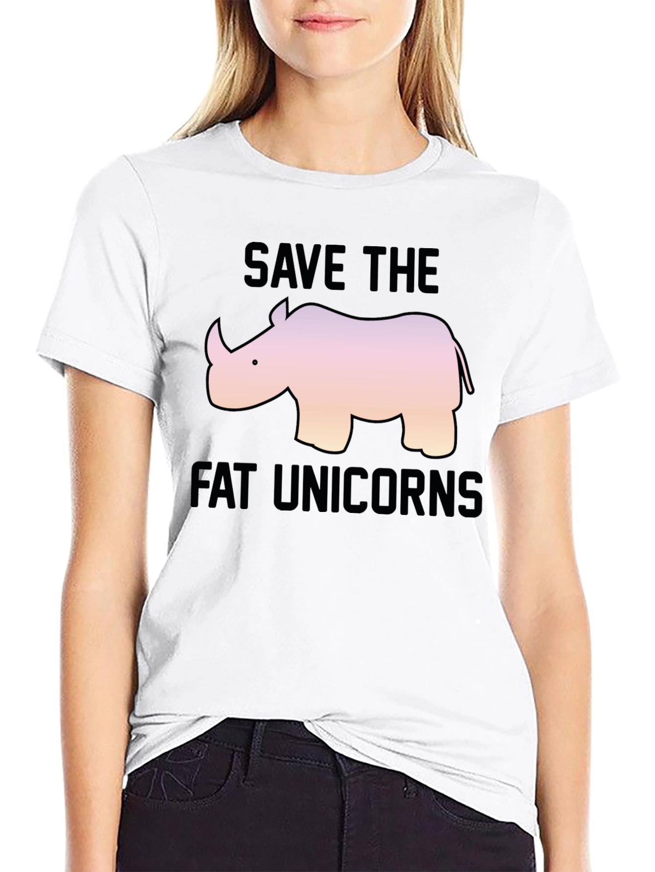 Save the Fat Unicorns Graphic Tee