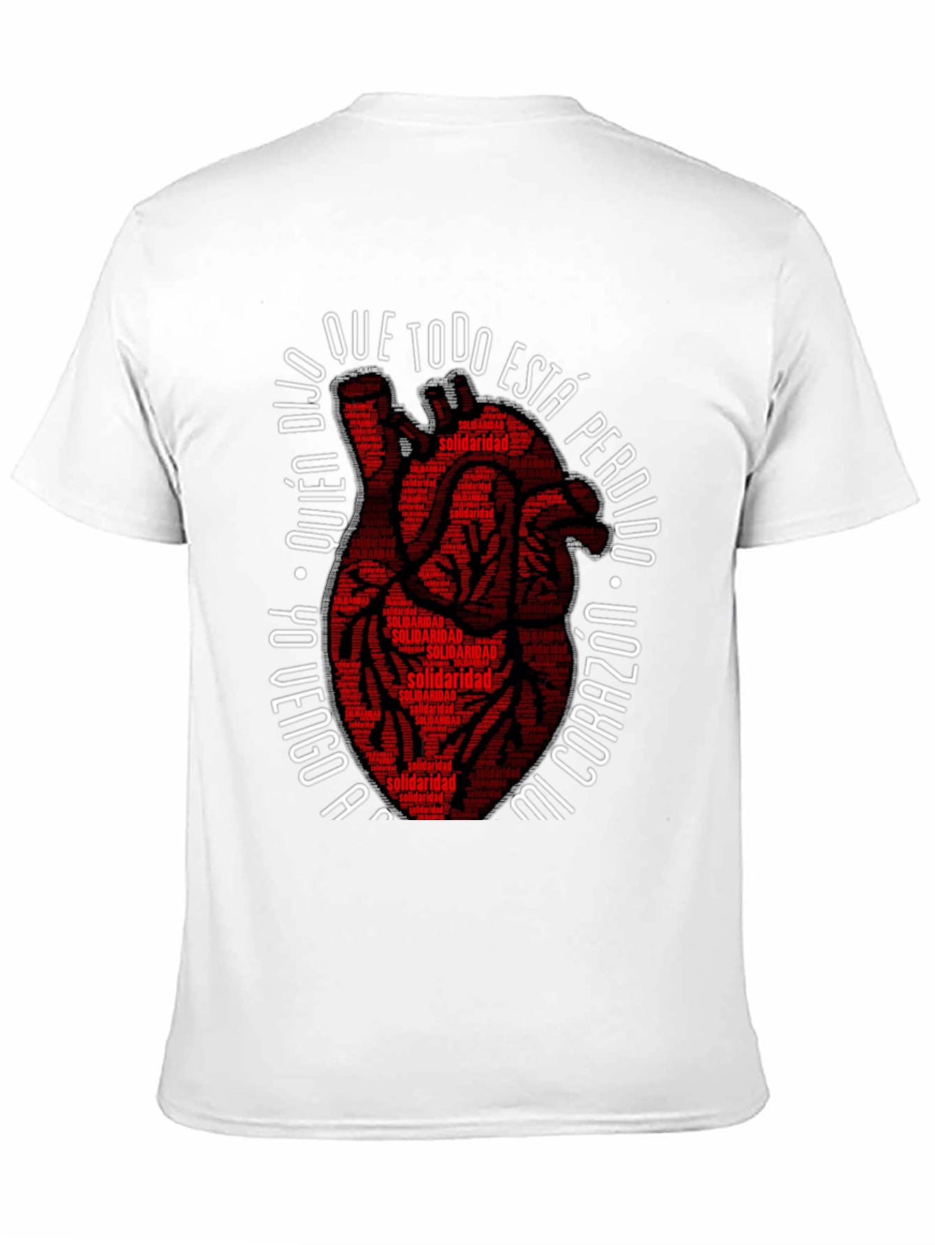 Solidaridad Heart Graphic Tee - Black