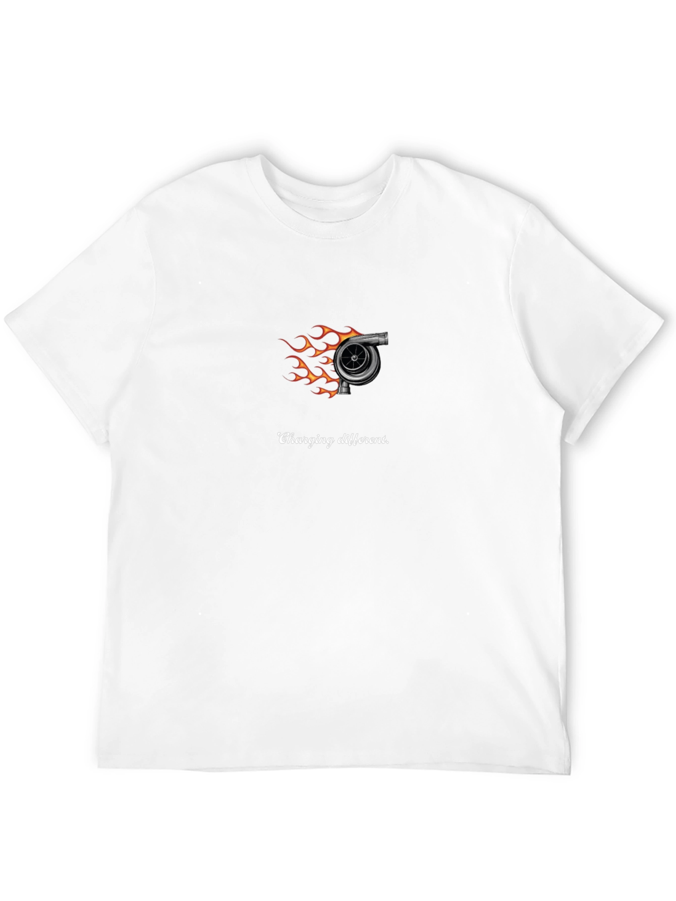 Charging Different T-Shirt - Turbo Design