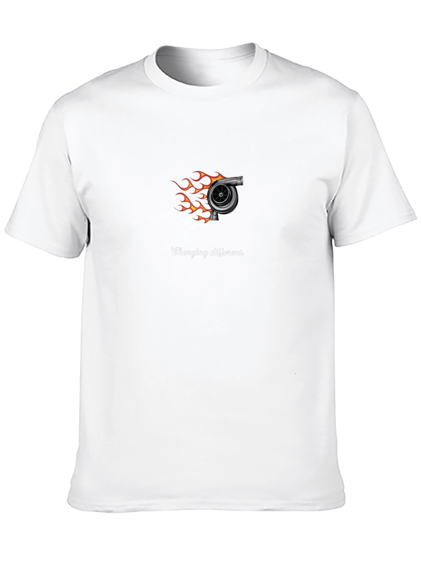 Charging Different T-Shirt - Turbo Design