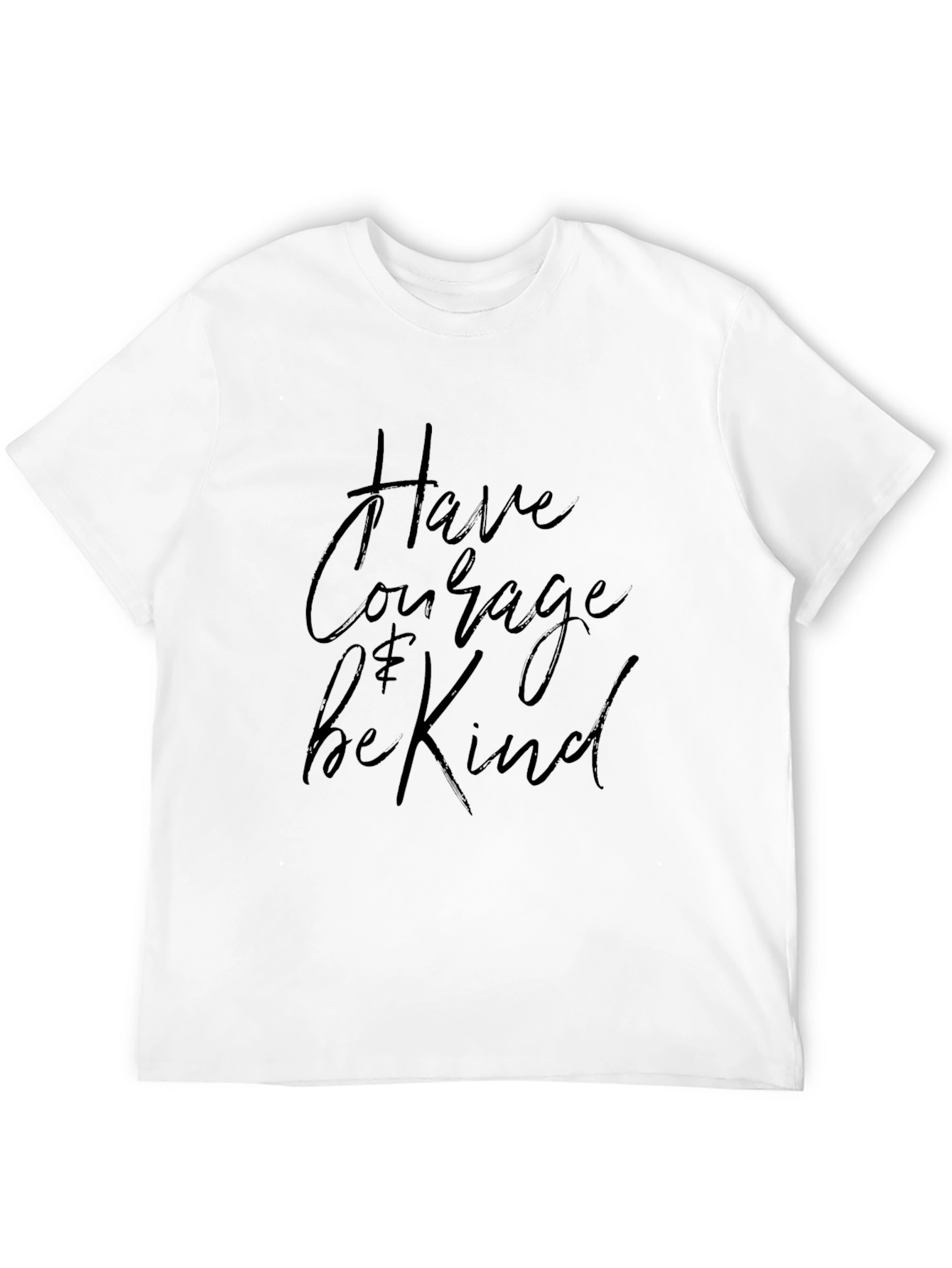 Courage & Kindness Black Graphic Tee
