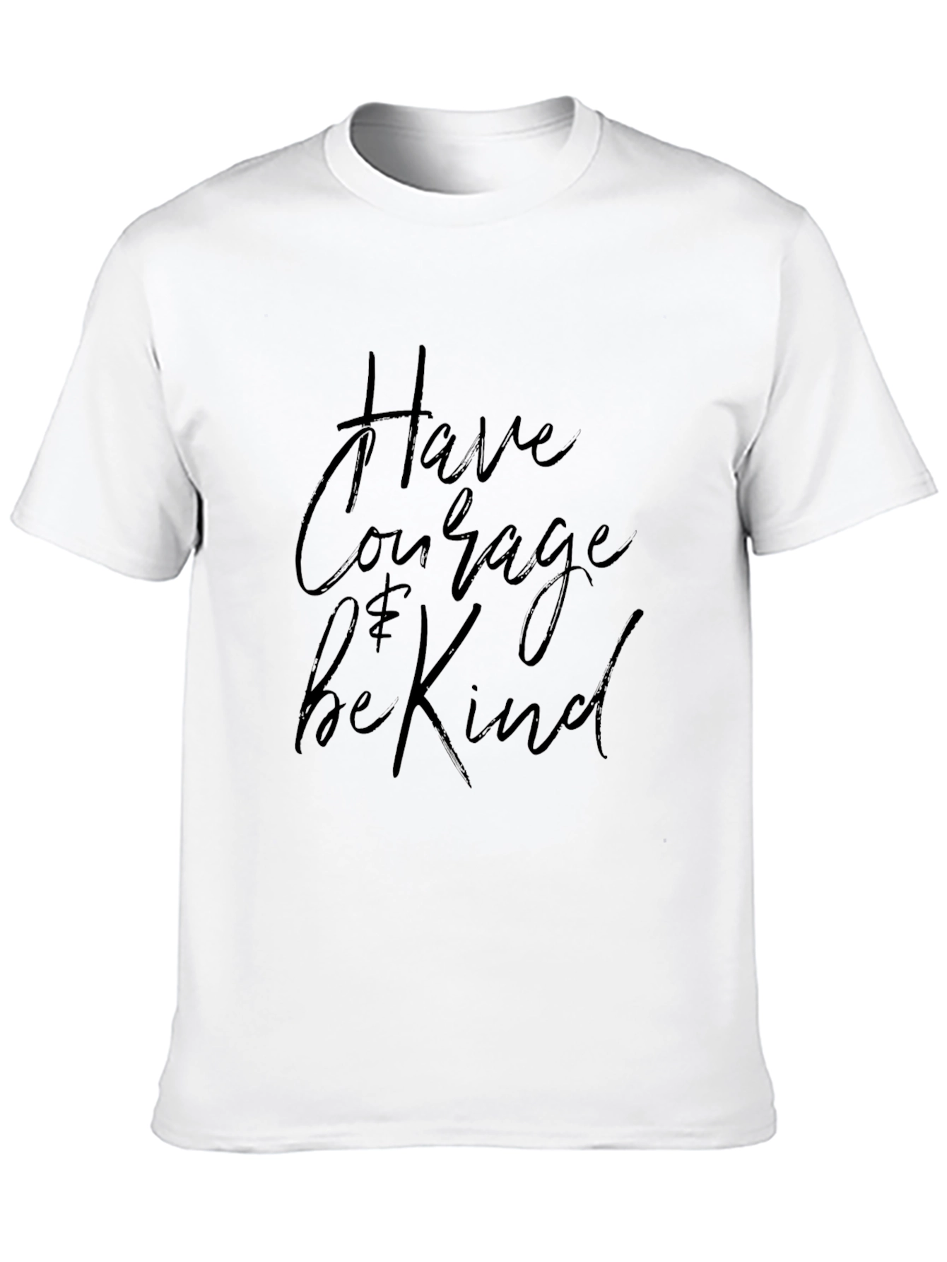 Courage & Kindness Black Graphic Tee