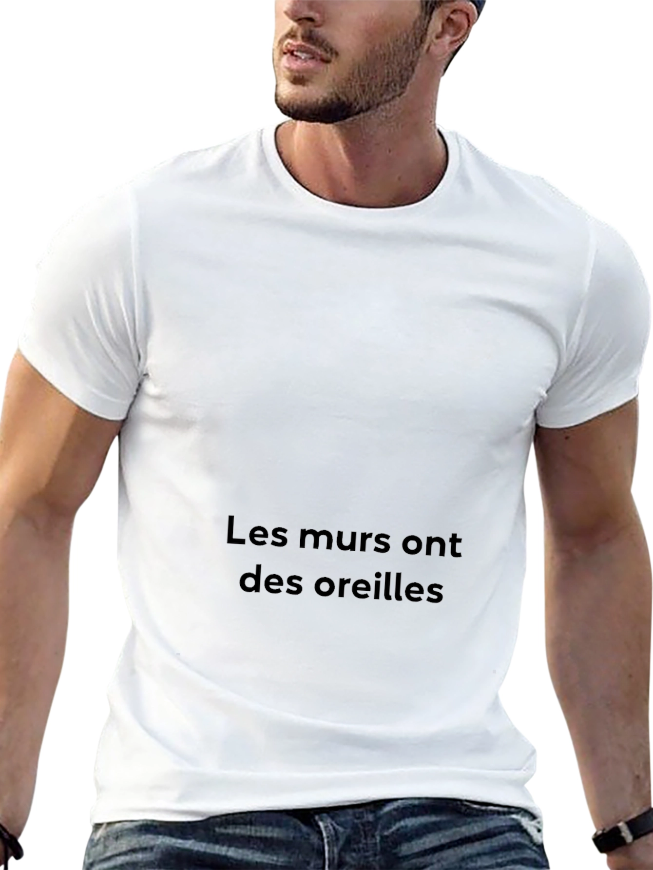 Les Murs Ont Des Oreilles Black T-Shirt