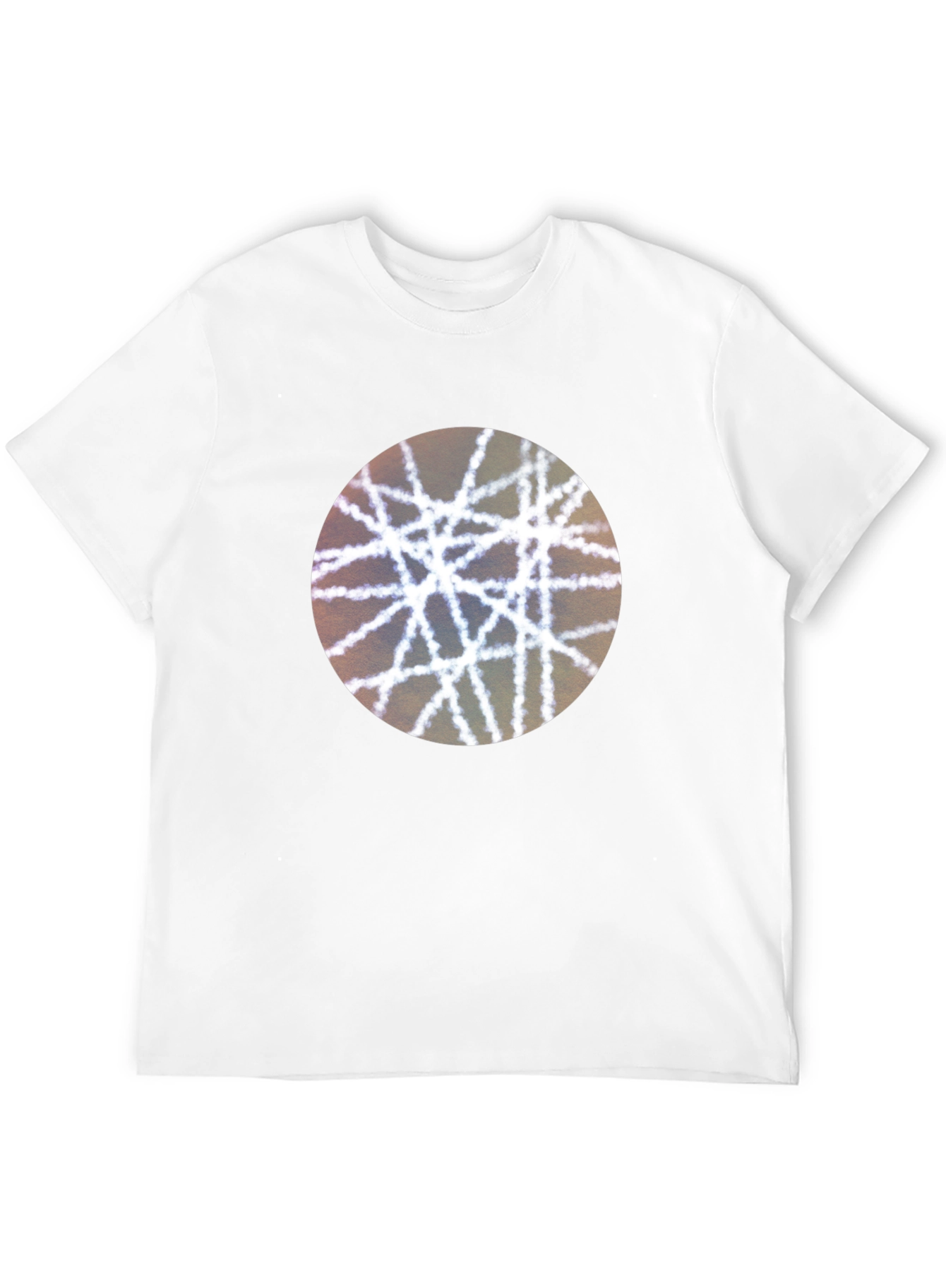 Abstract Lines Graphic Tee - Modern Black T-Shirt