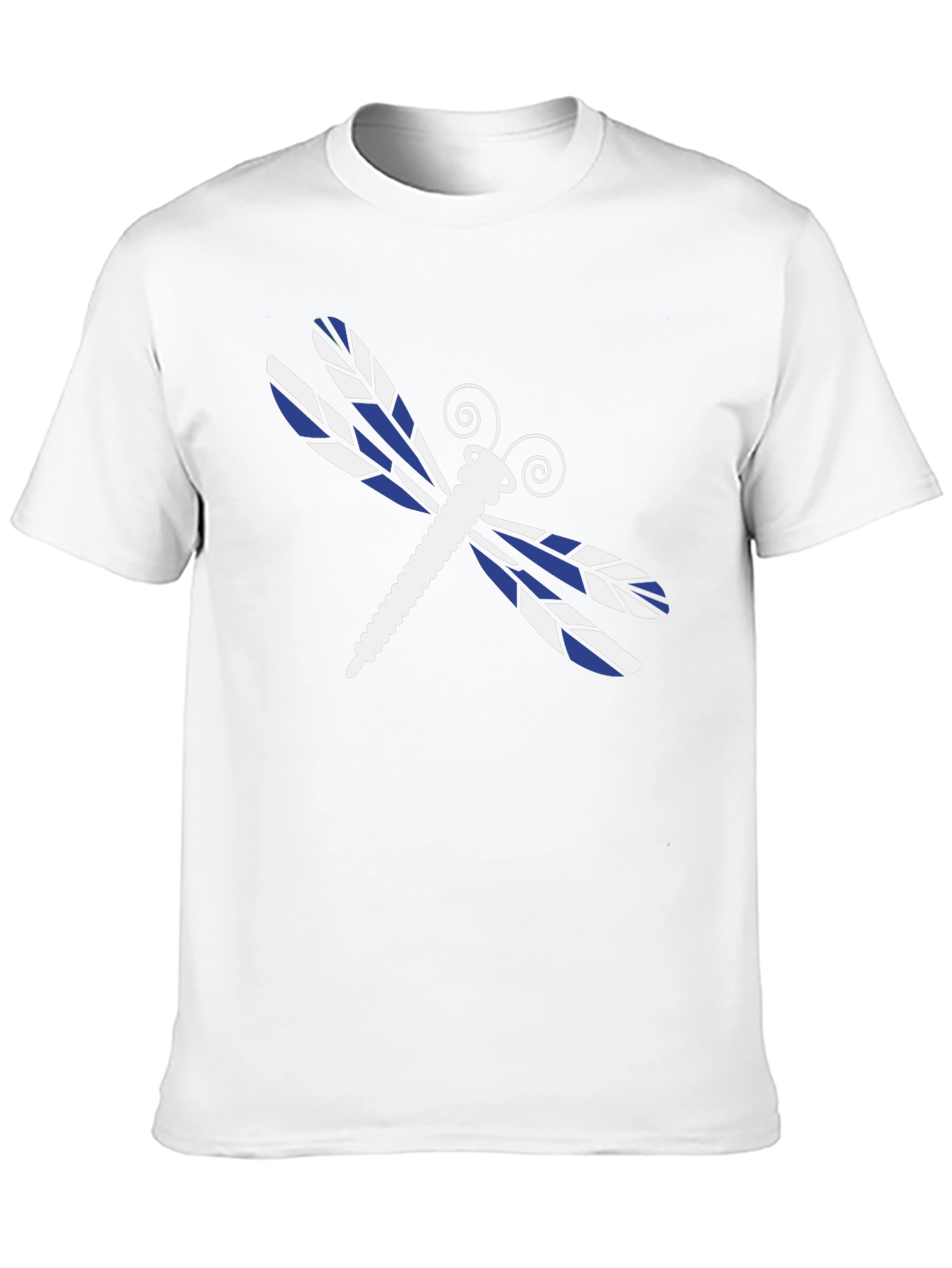 Dragonfly Graphic Tee - Black Cotton Shirt