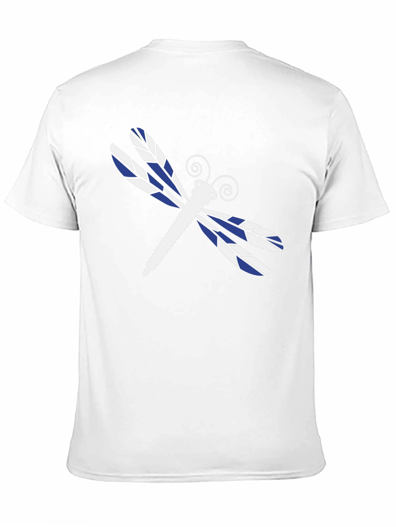 Dragonfly Graphic Tee - Black Cotton Shirt