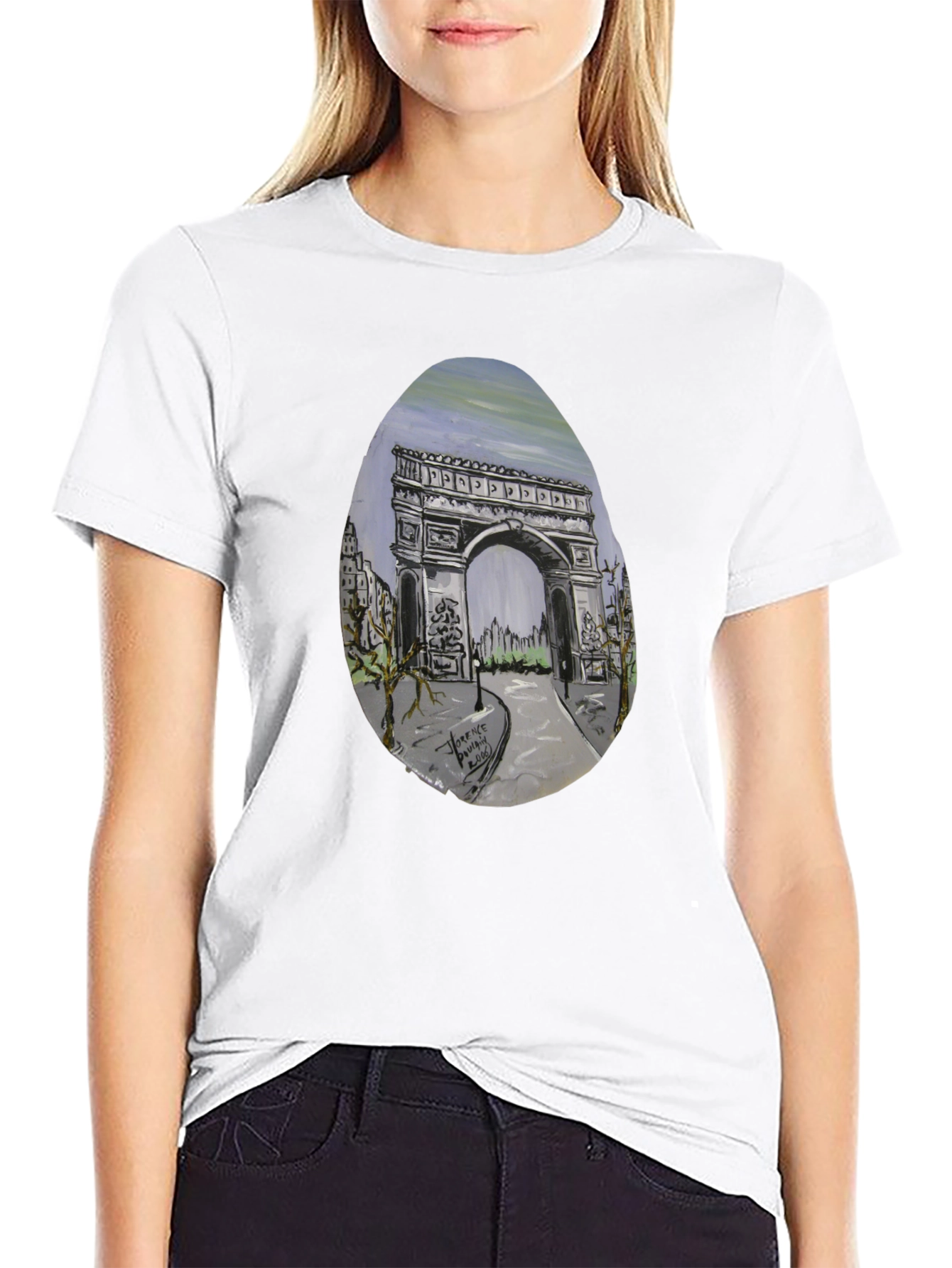Paris Arc de Triomphe Graphic T-Shirt