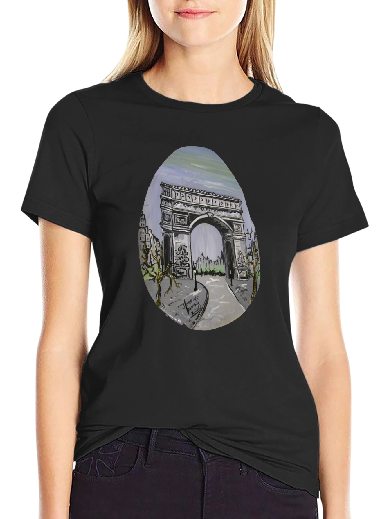 Paris Arc de Triomphe Graphic T-Shirt