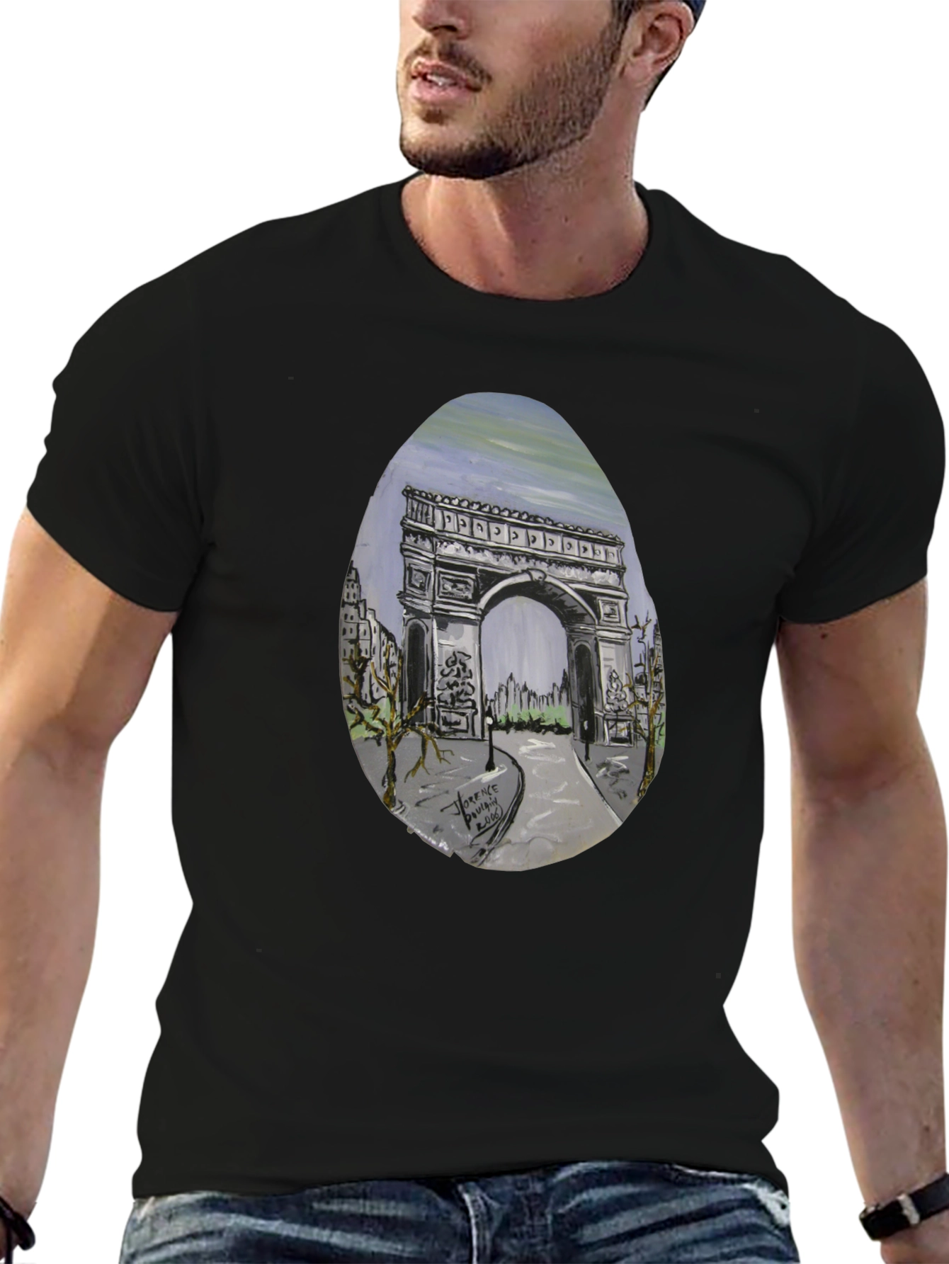 Paris Arc de Triomphe Graphic T-Shirt