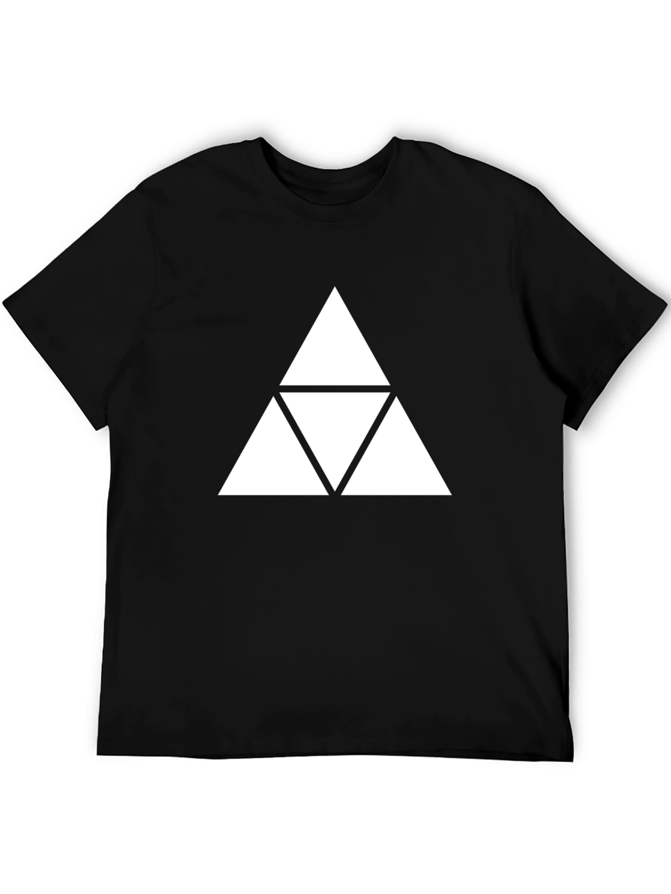 Triforce Graphic Tee - Black Zelda Inspired Shirt