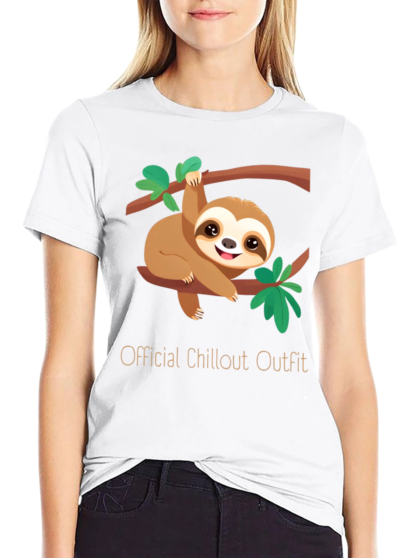 Chillout Outfit Sloth Graphic Tee