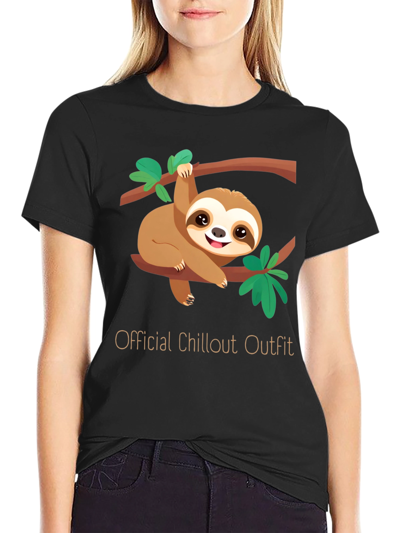 Chillout Outfit Sloth Graphic Tee