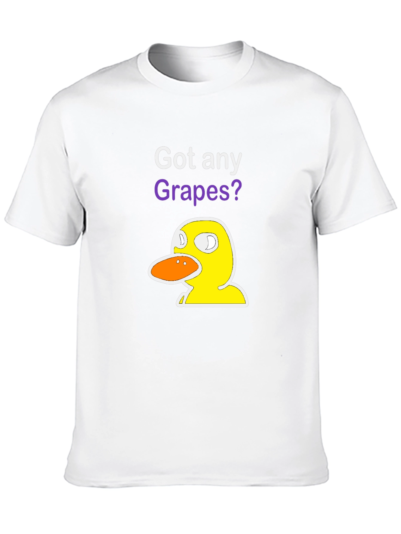 Got Any Grapes? Duck T-Shirt - Funny Graphic Tee