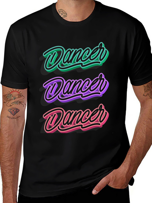 Dancer Graphic Tee - Retro Style