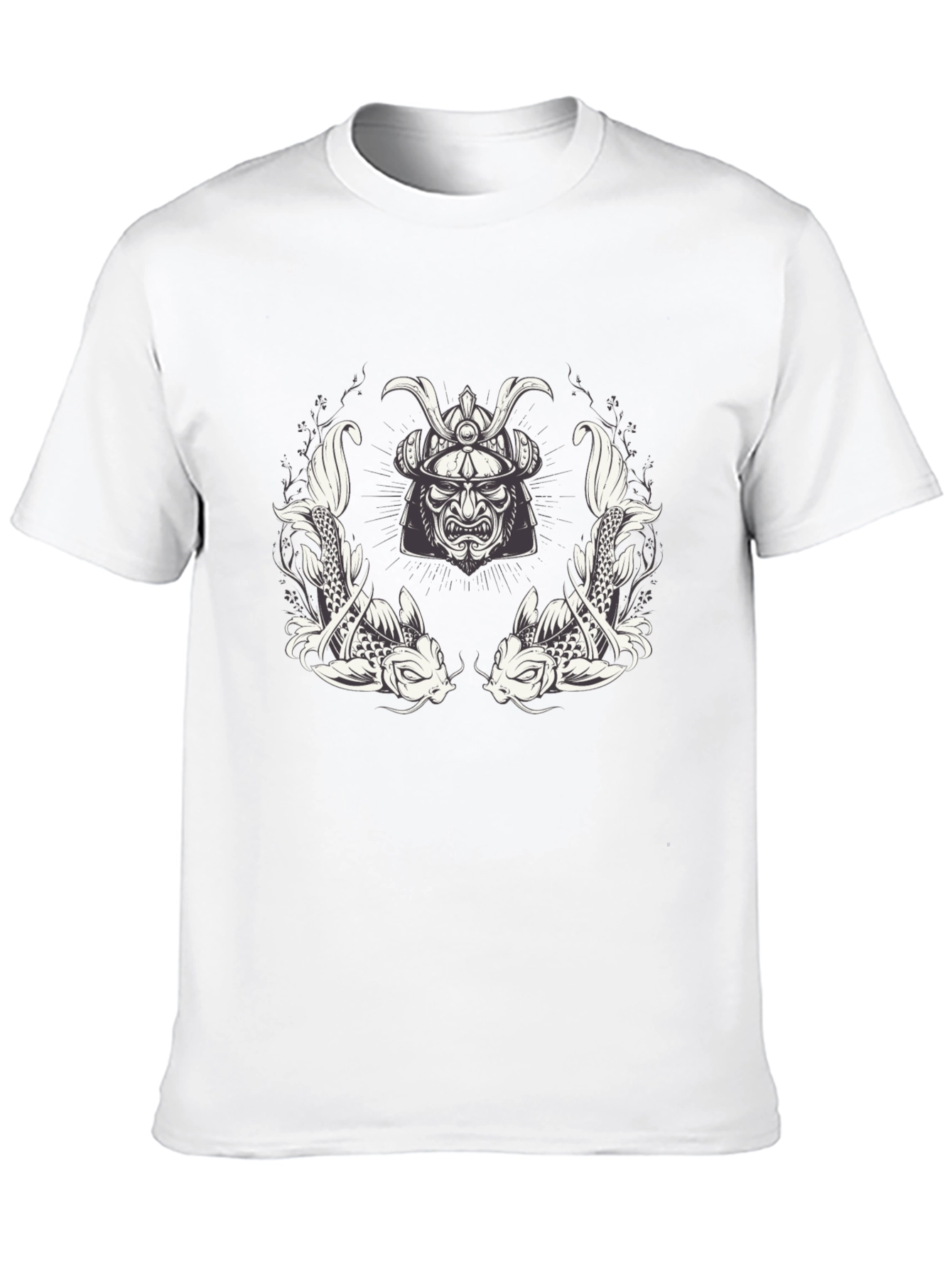 Samurai Koi Fish Graphic Tee
