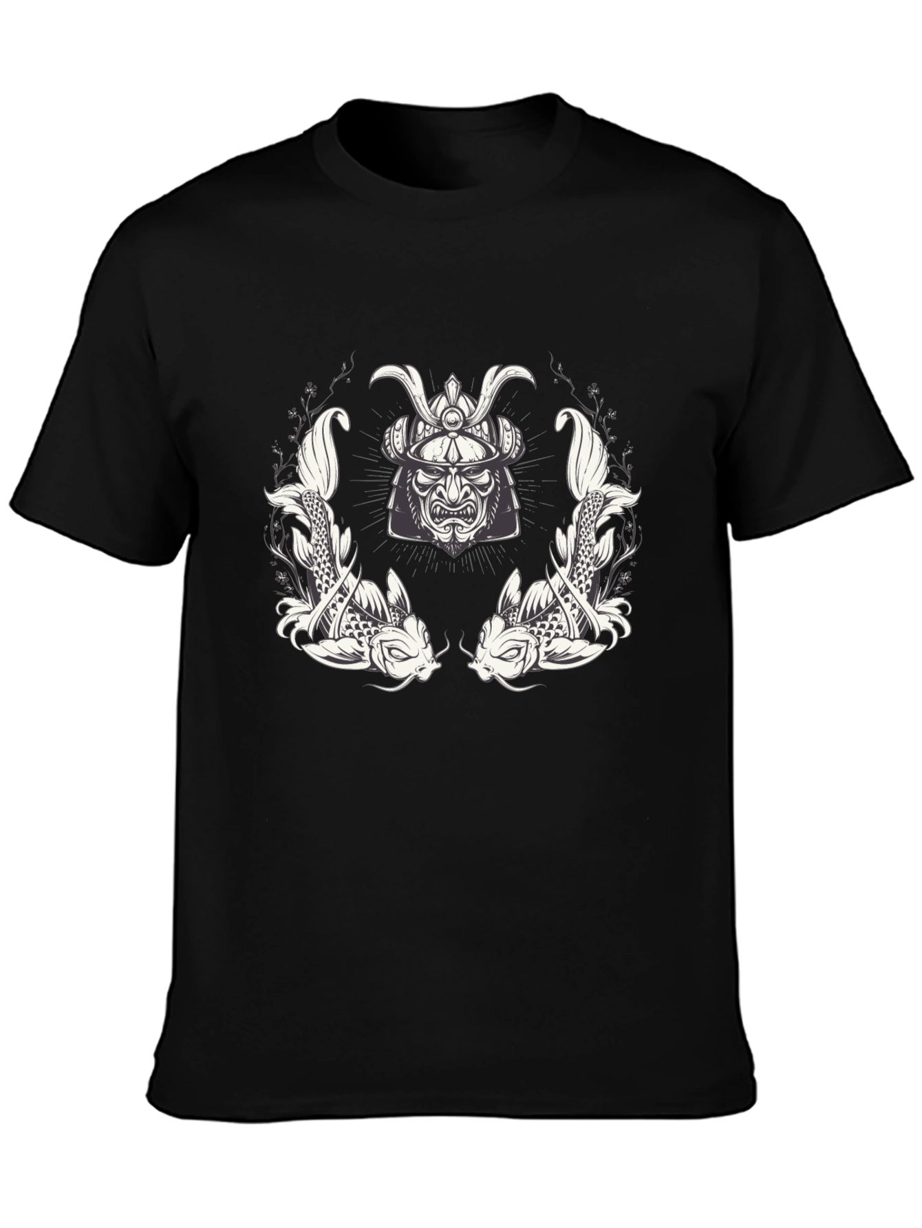 Samurai Koi Fish Graphic Tee