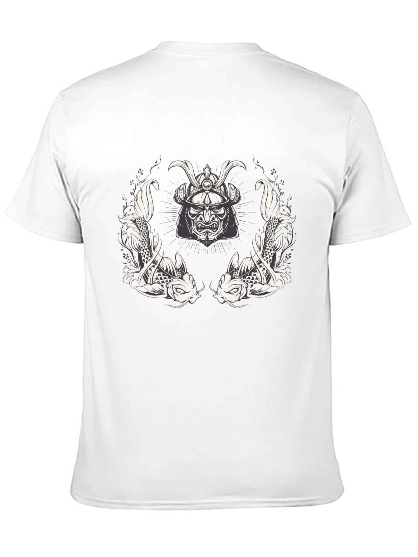 Samurai Koi Fish Graphic Tee