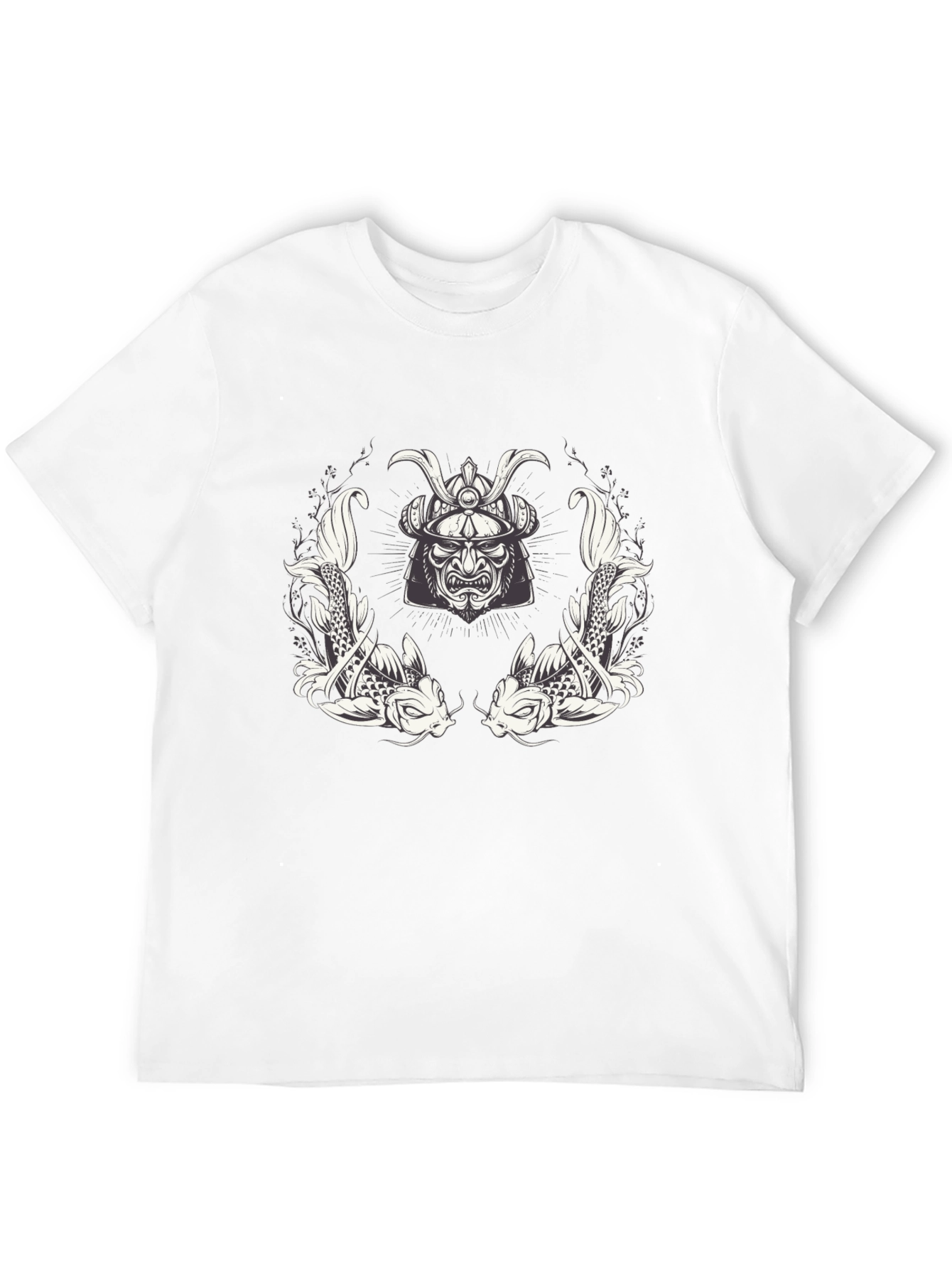 Samurai Koi Fish Graphic Tee