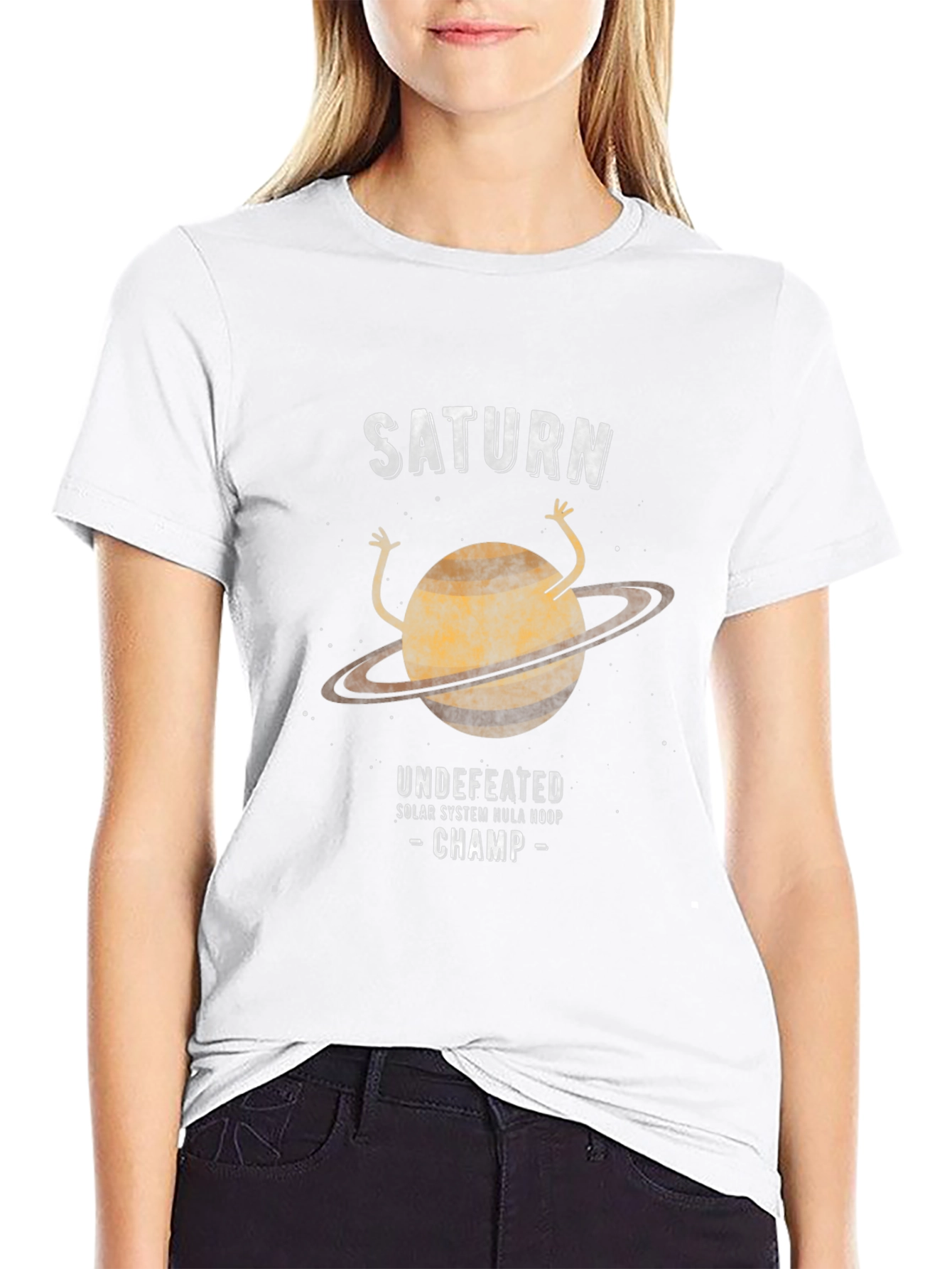 Saturn Undefeated Hula Hoop Champ Graphic Tee