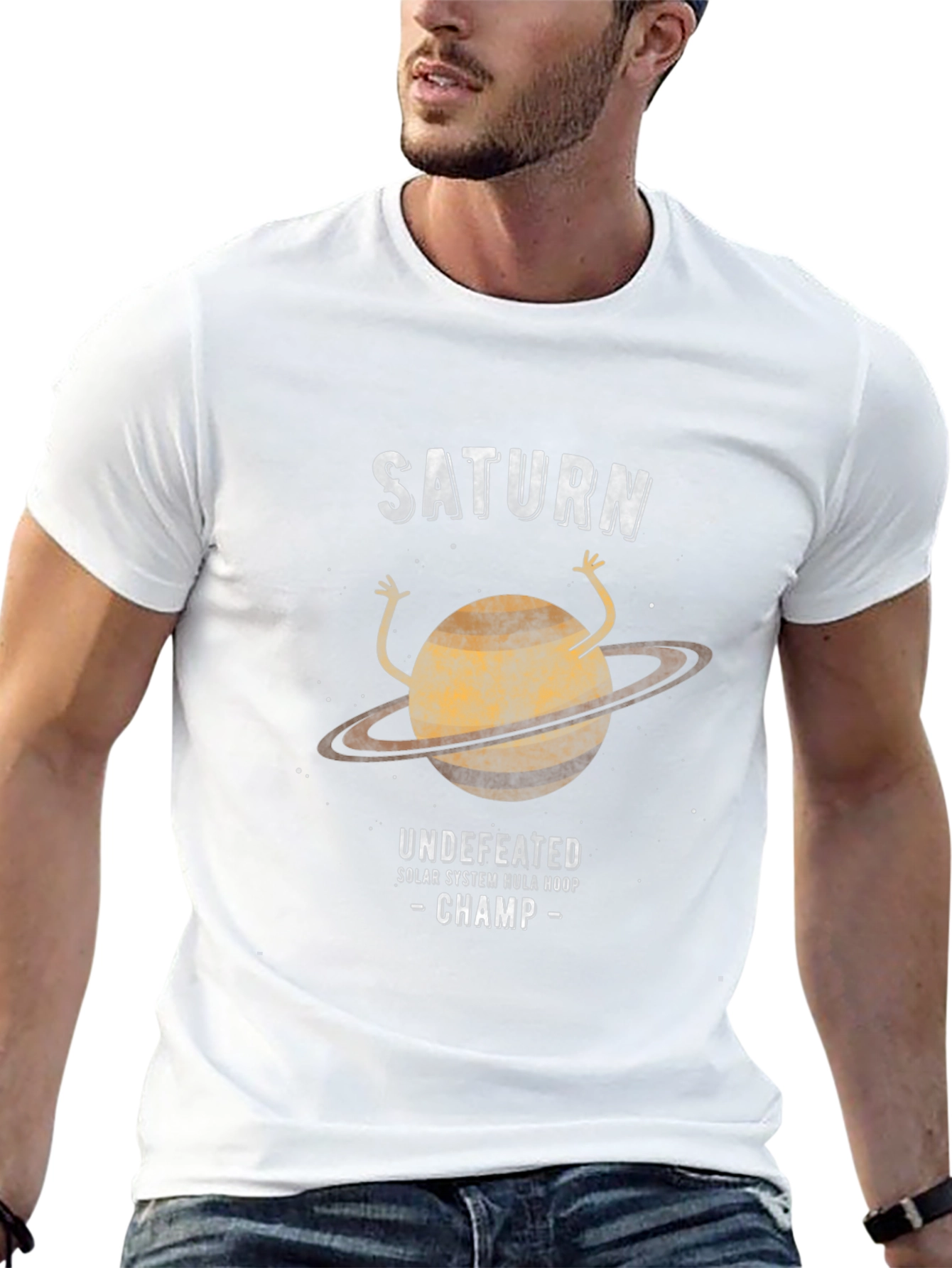 Saturn Undefeated Hula Hoop Champ Graphic Tee