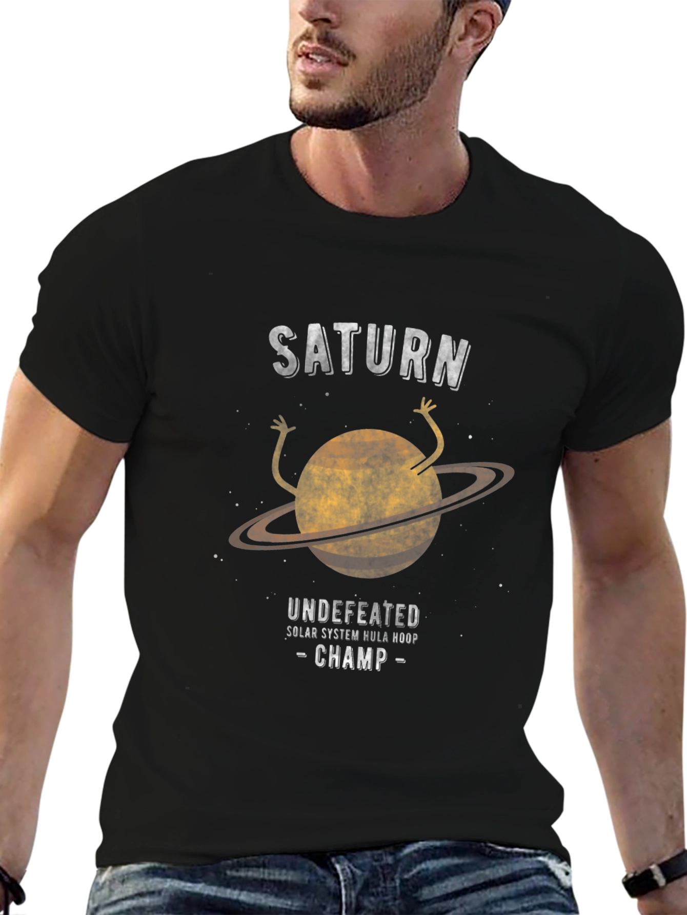 Saturn Undefeated Hula Hoop Champ Graphic Tee