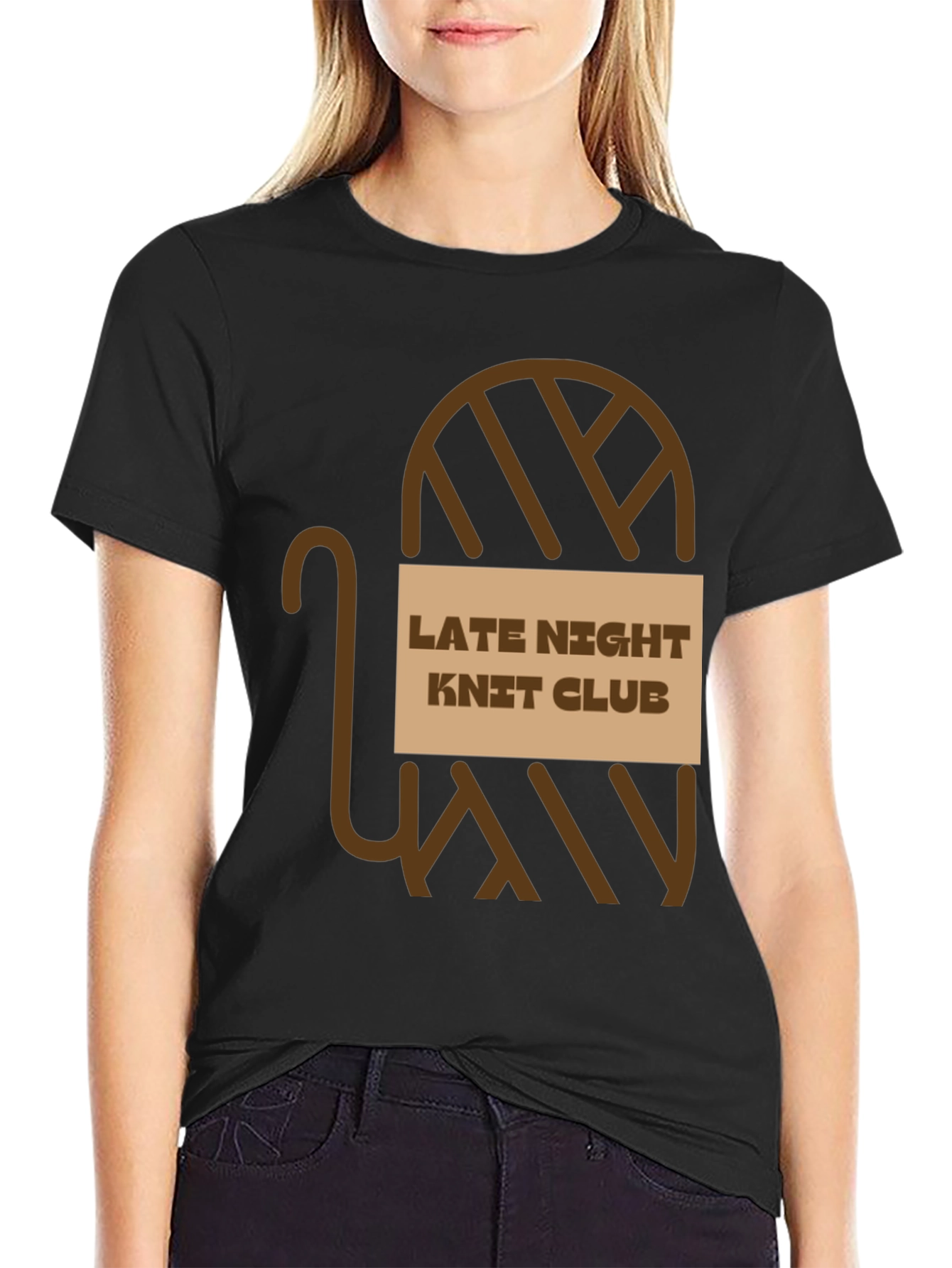 Late Night Knit Club Graphic Tee