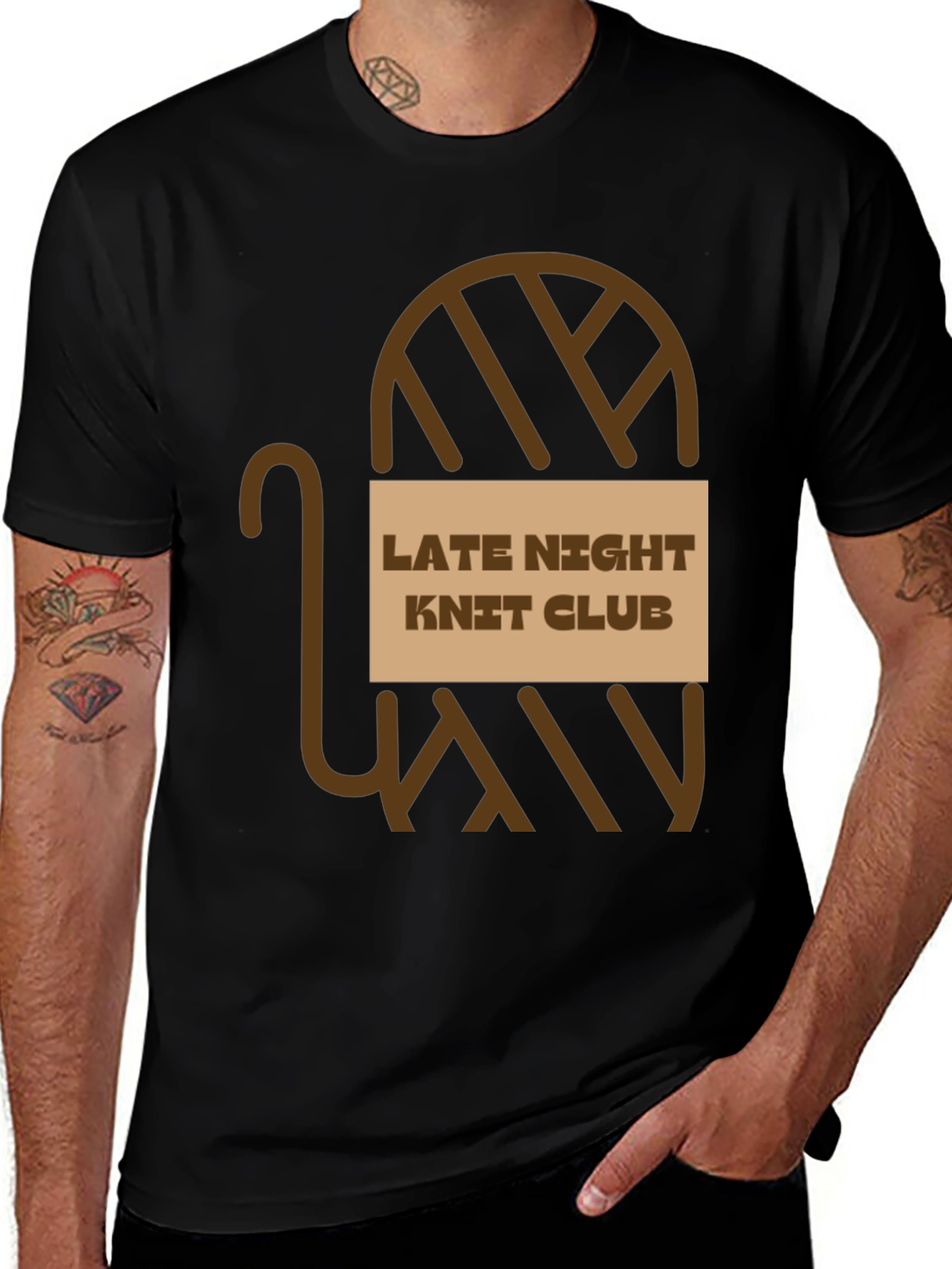 Late Night Knit Club Graphic Tee