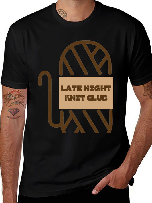 Late Night Knit Club Graphic Tee