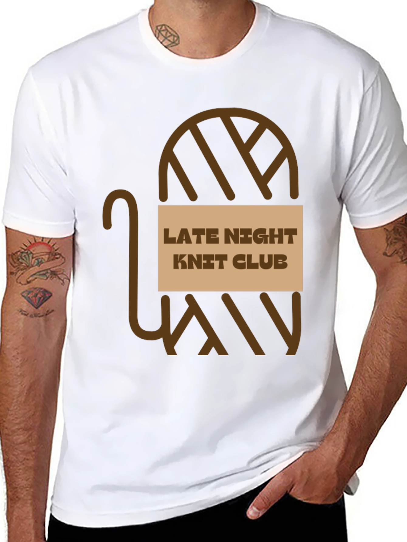 Late Night Knit Club Graphic Tee