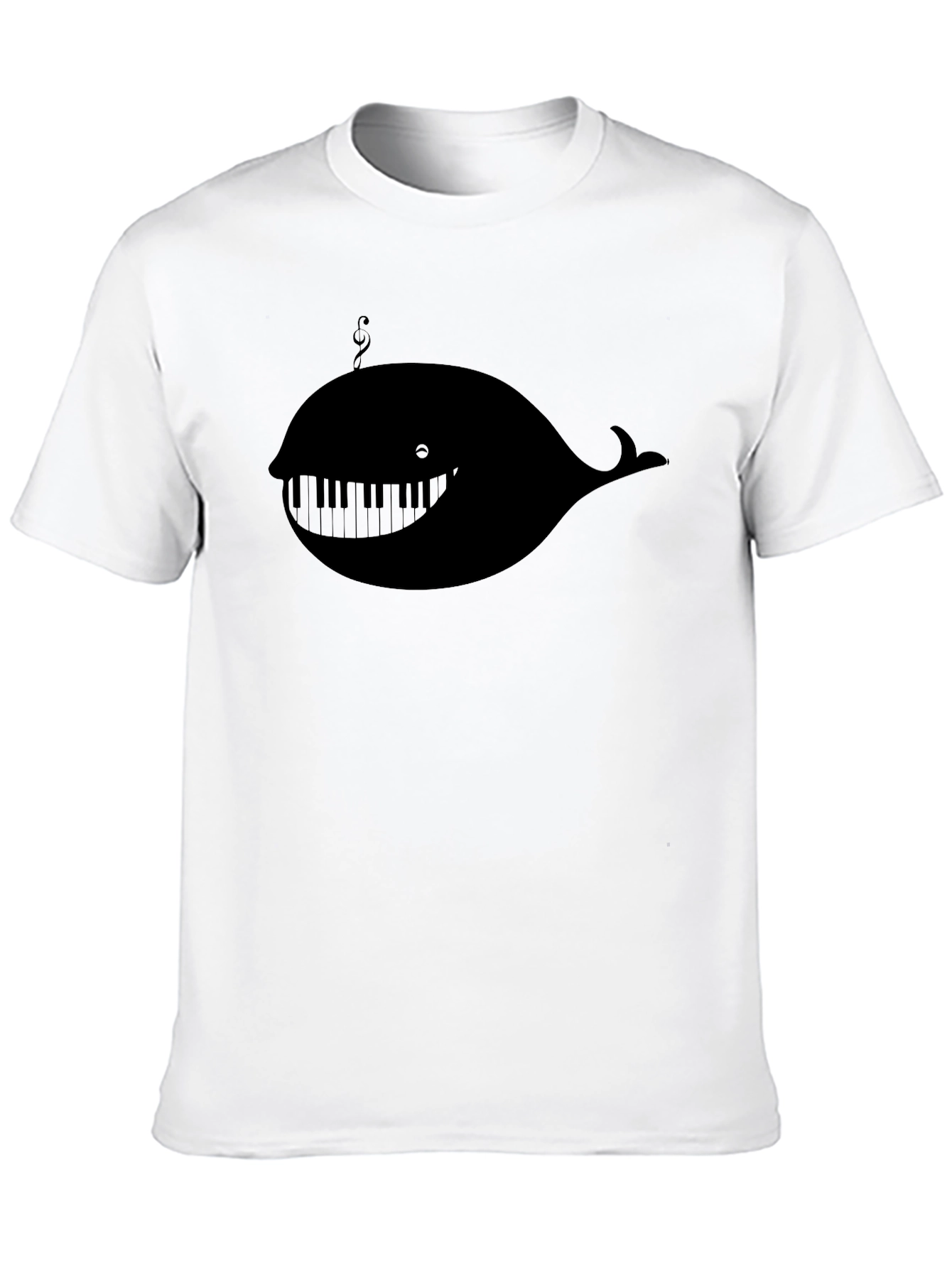 Musical Whale T-Shirt - Unique Design